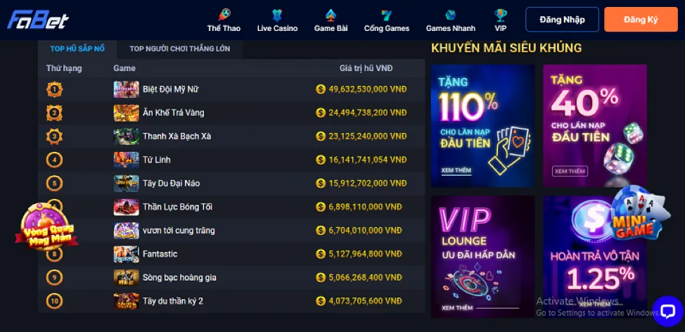 Thưởng Chào Mừng Thành Viên Mới VIPTF88